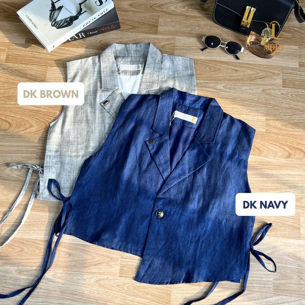 MDLY Adia Vest Atasan Rompi Wanita  Bahan (basic katun, silk, bordir, rayon) Premium Terbaru