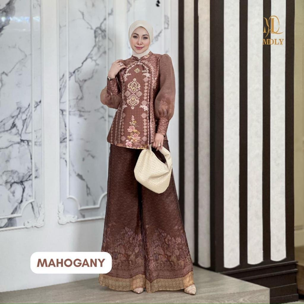 MDLY Terbaru Edisi Hari Raya Lebaran - Janggan Ruya Set - Setelan wanita muslim  Elegan Modis