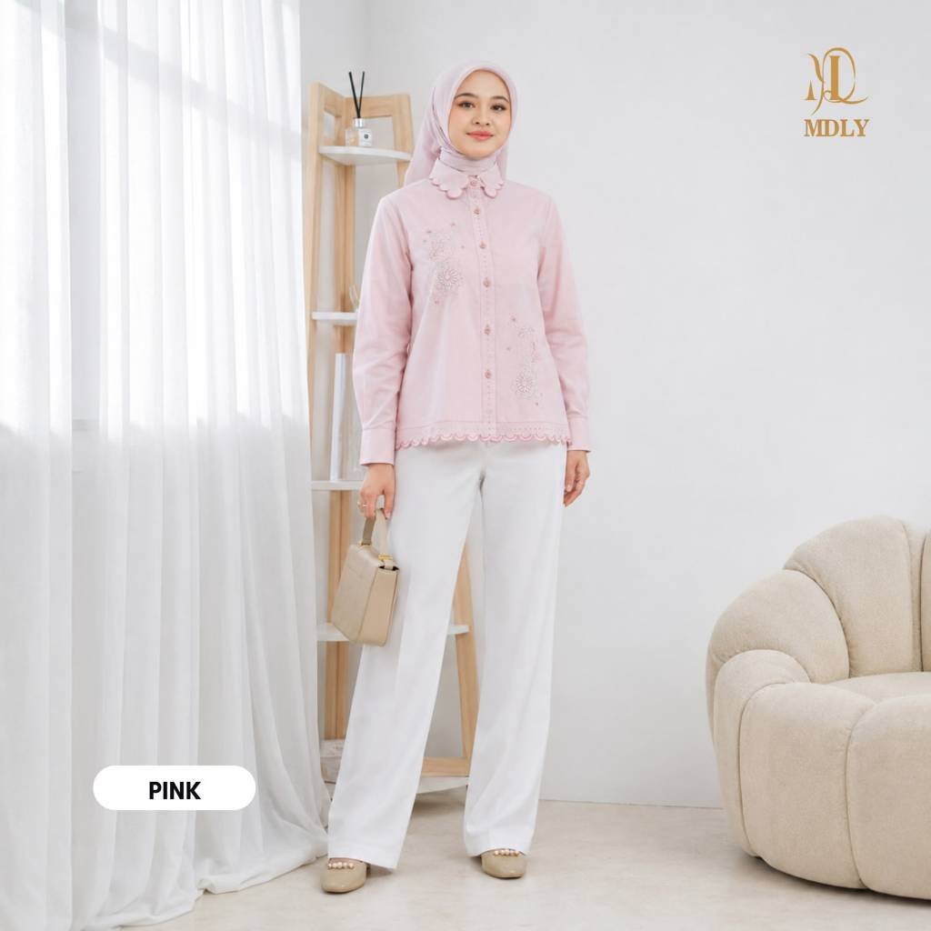 MDLY Original Terbaru Atasan Wanita Khawla Shirt & Elora shirt by Mdly