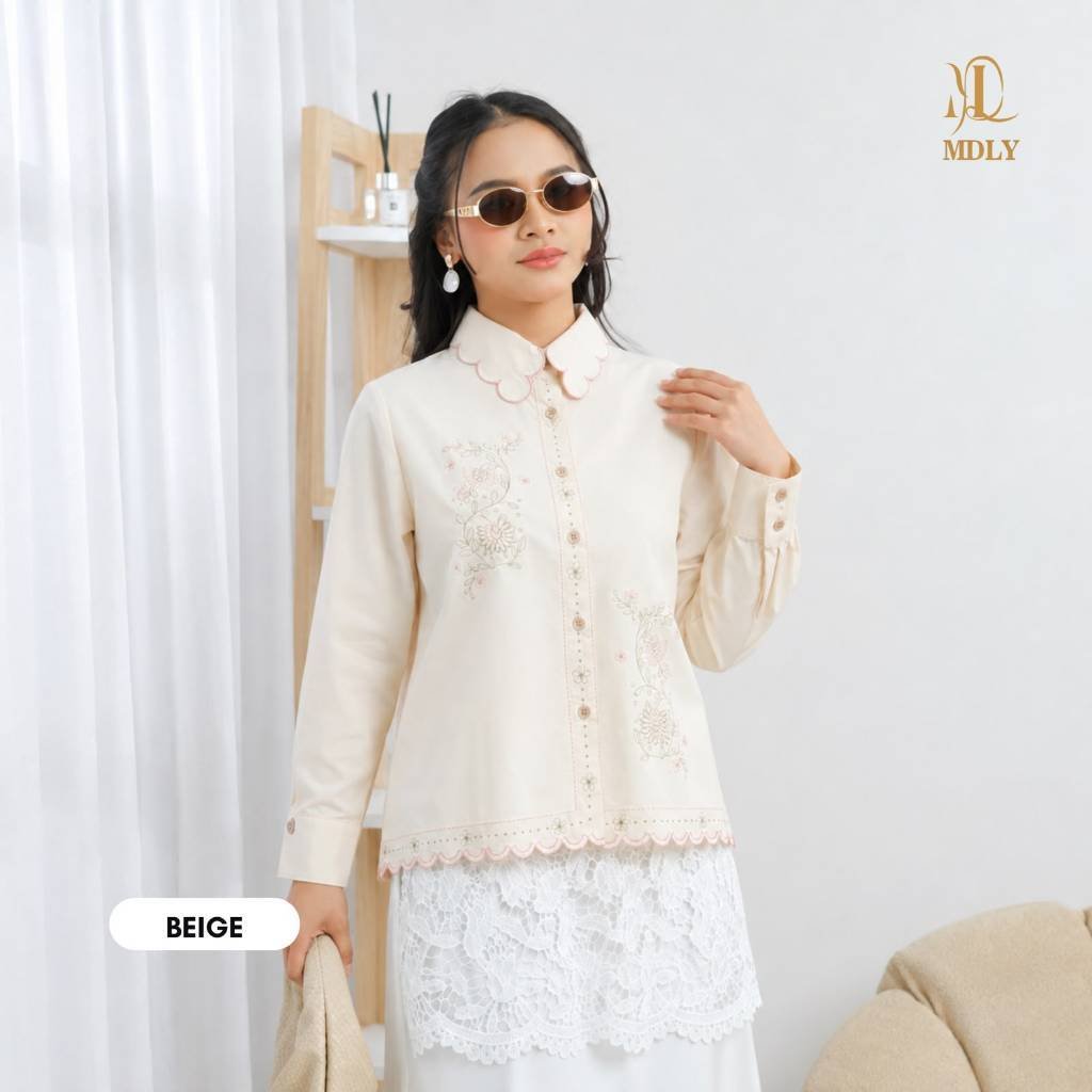 MDLY Original Terbaru Atasan Wanita Khawla Shirt & Elora shirt by Mdly