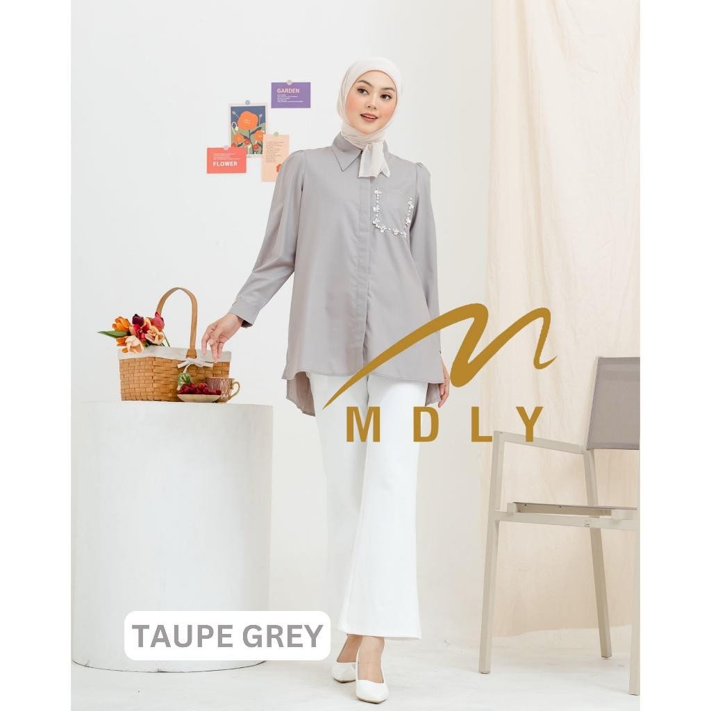 MDLY Terbaru Baju kemeja atasan wanita Vizie Shirt & Kayla Shirt by MDLY