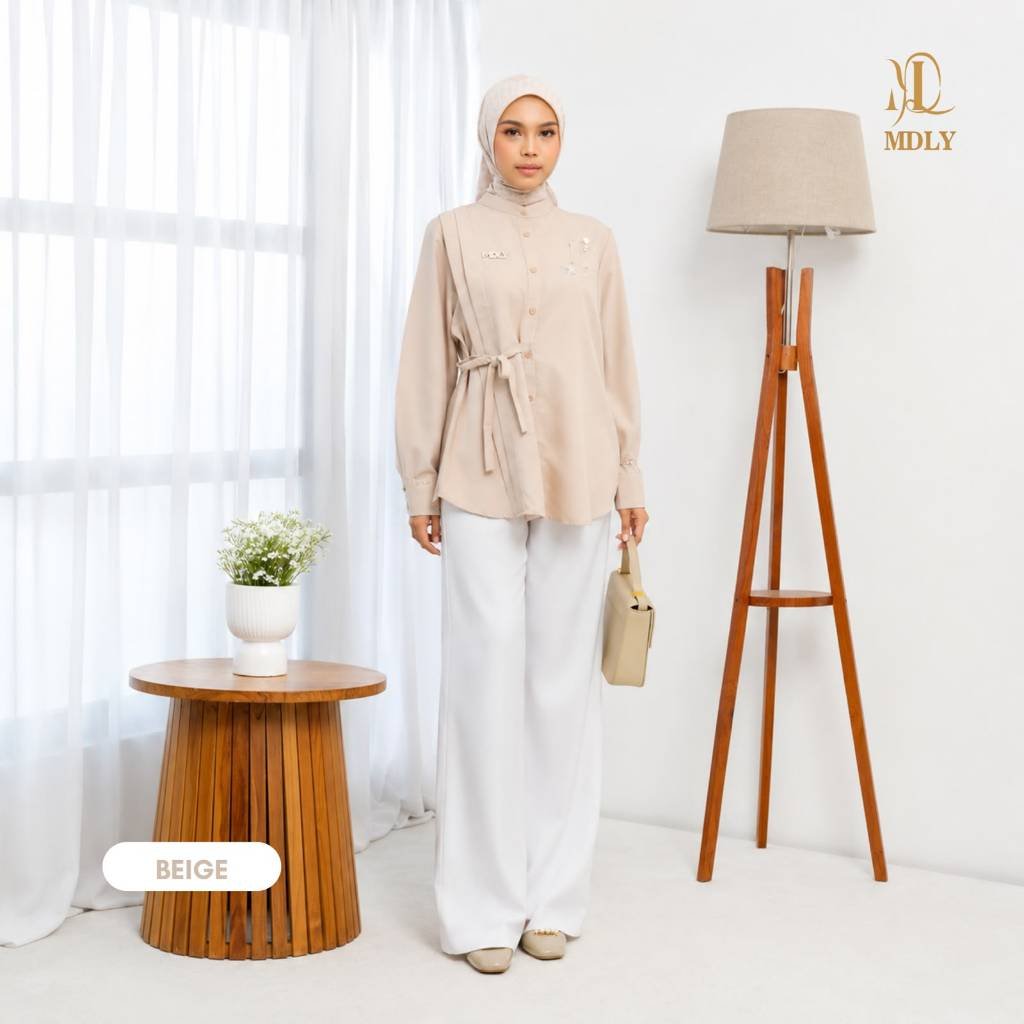 MDLY Terbaru Baju kemeja atasan wanita Vizie Shirt & Kayla Shirt by MDLY