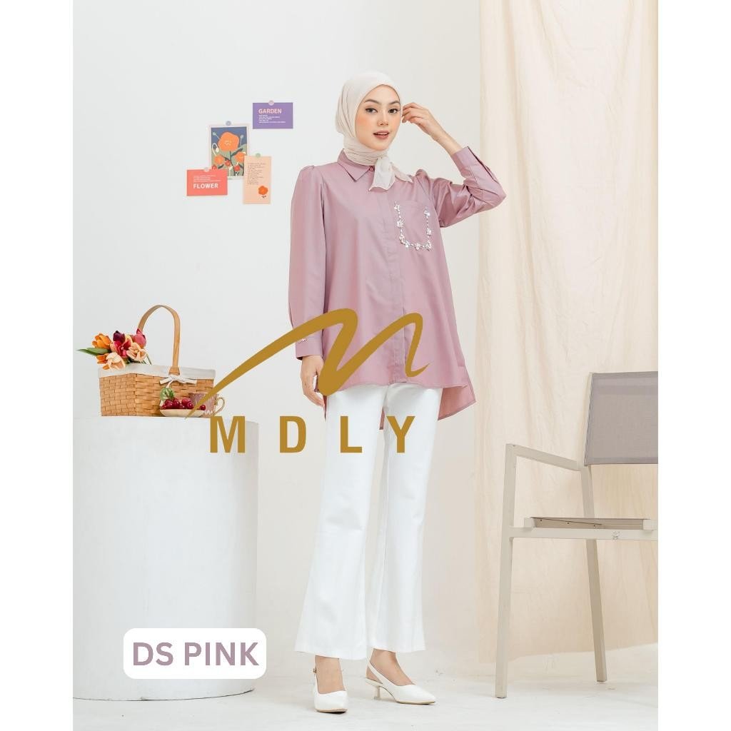 MDLY Terbaru Baju kemeja atasan wanita Vizie Shirt & Kayla Shirt by MDLY