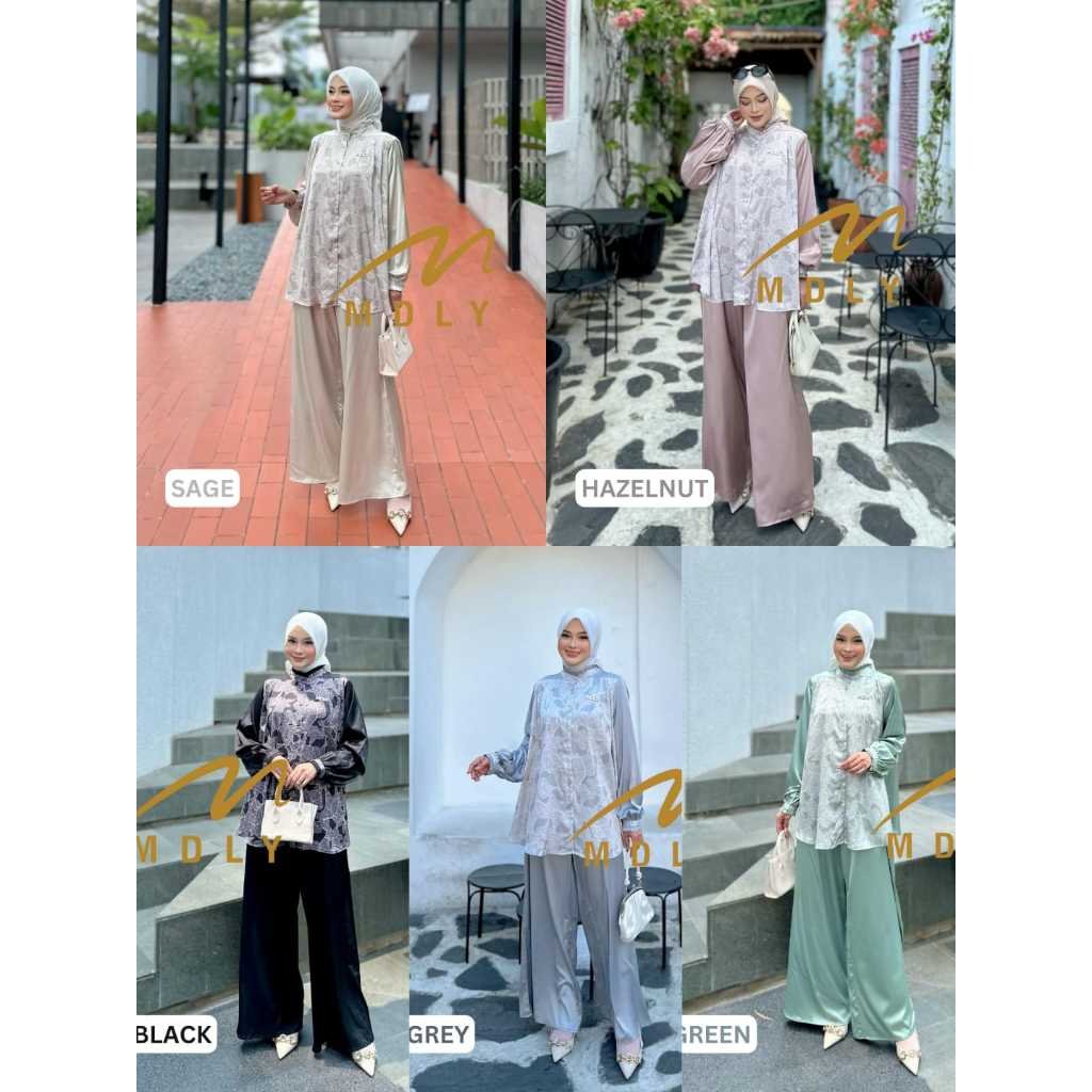 MDLY Terbaru Baju setelan wanita muslim Vinieca Set by MDLY